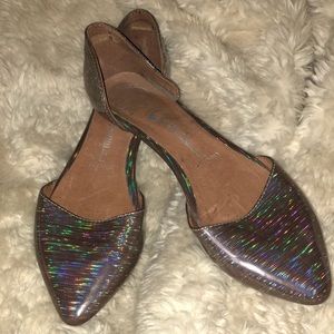 Jeffrey Campbell D’orsay iridescent holographic